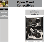 Tablet Screenshot of openmyndcollectibles.com